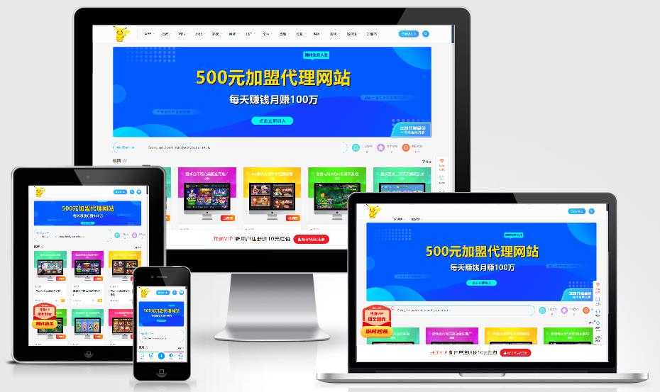 500元加盟代理网站-源码网
